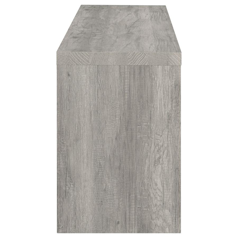 (image for) Burke 2-drawer Engineered Wood 59" TV Stand Grey Driftwood