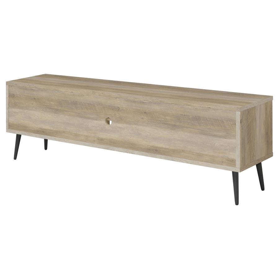 (image for) Allie 2-door Engineered Wood 71" TV Stand Distressed Pine