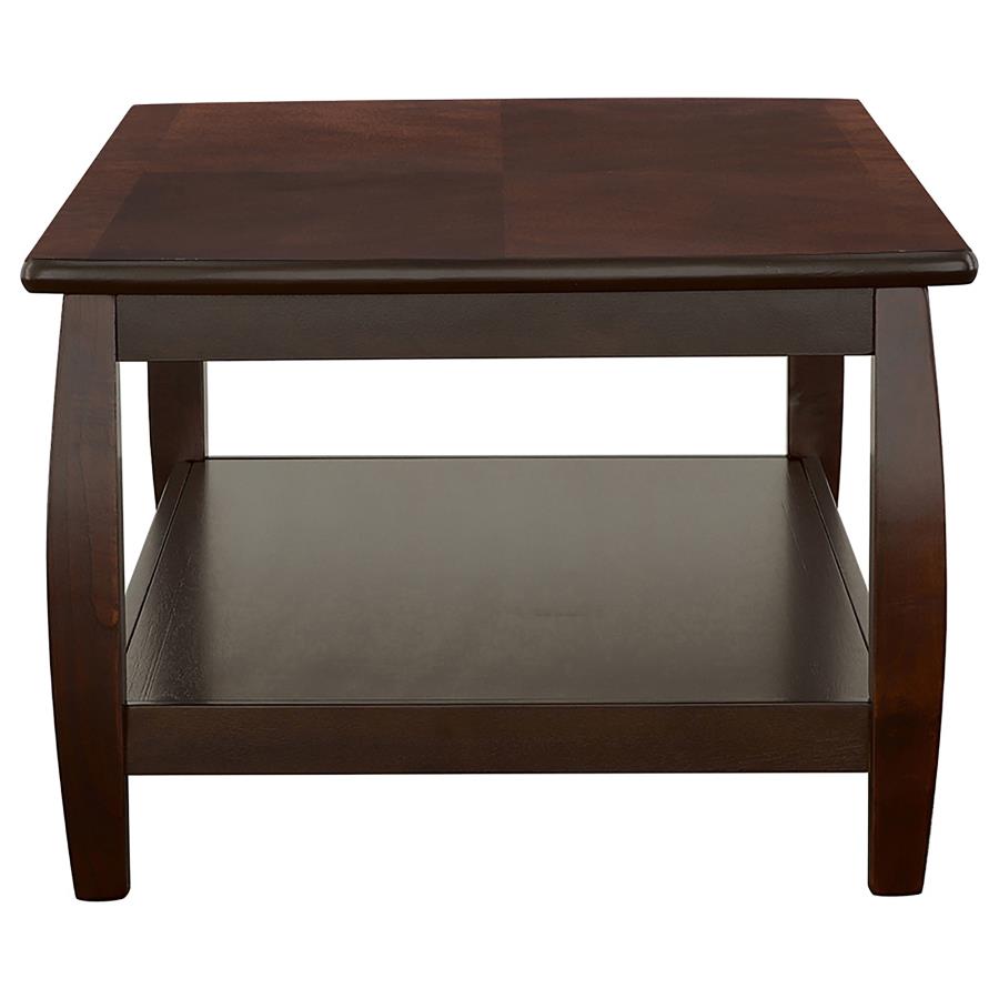 (image for) Dixon 3-piece Rectangular Wood Coffee Table Set Espresso