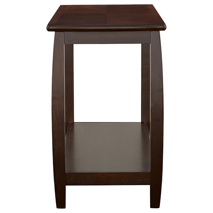 (image for) Dixon Wood Entryway Console Table with Shelf Cappuccino