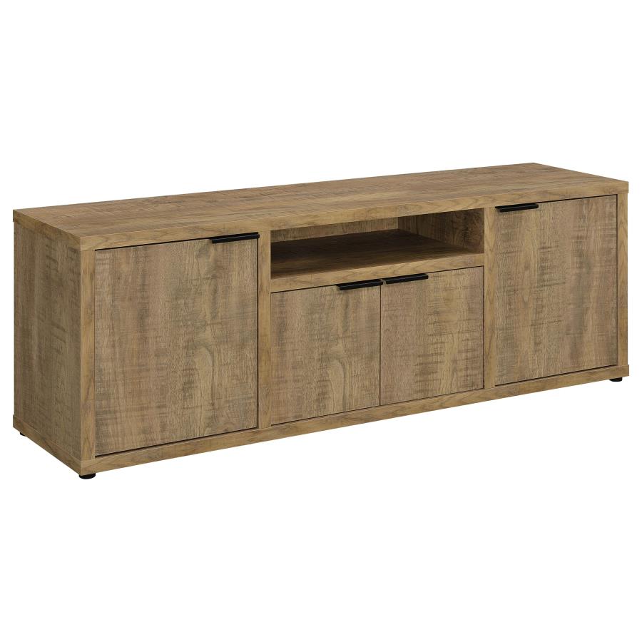 (image for) Tabby 4-door Engineered Wood 60" TV Stand Mango