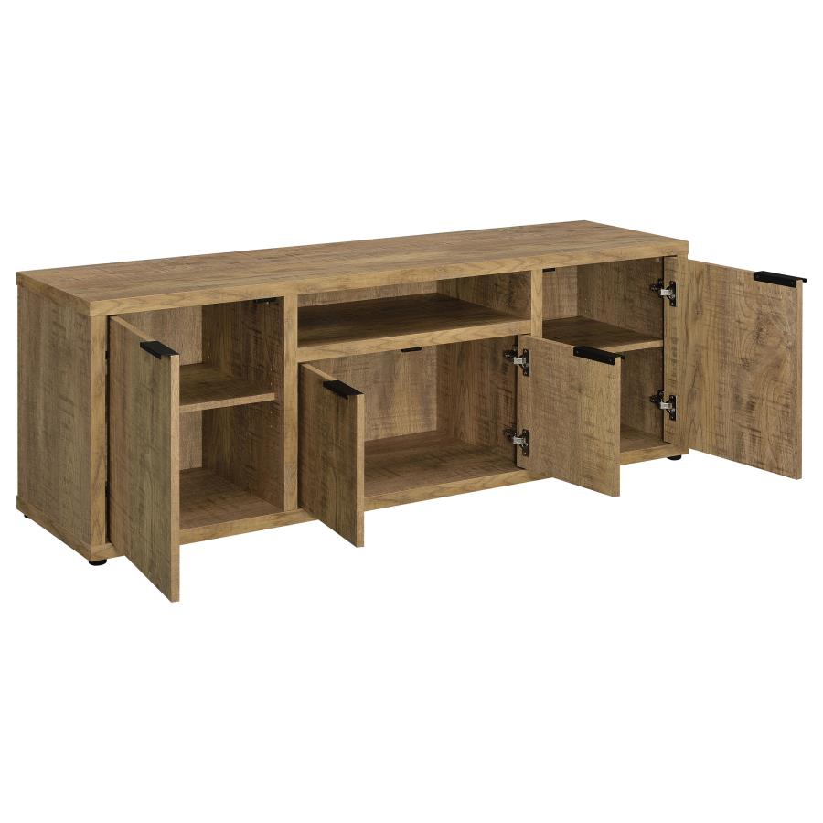 (image for) Tabby 4-door Engineered Wood 60" TV Stand Mango