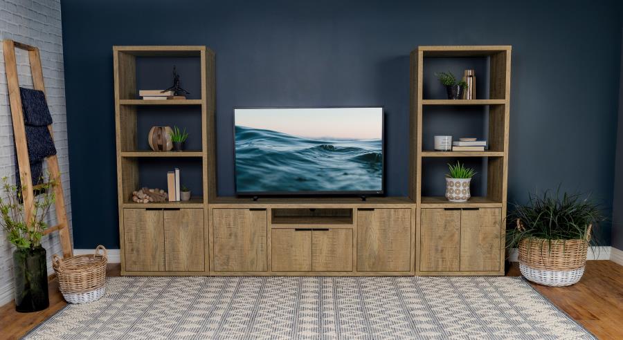 (image for) Tabby 4-door Engineered Wood 60" TV Stand Mango