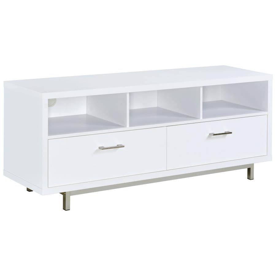 (image for) Casey 2-drawer Engineered Wood 60" TV Stand White