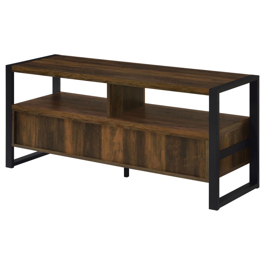 (image for) James 2-drawer Engineered Wood 48" TV Stand Dark Pine