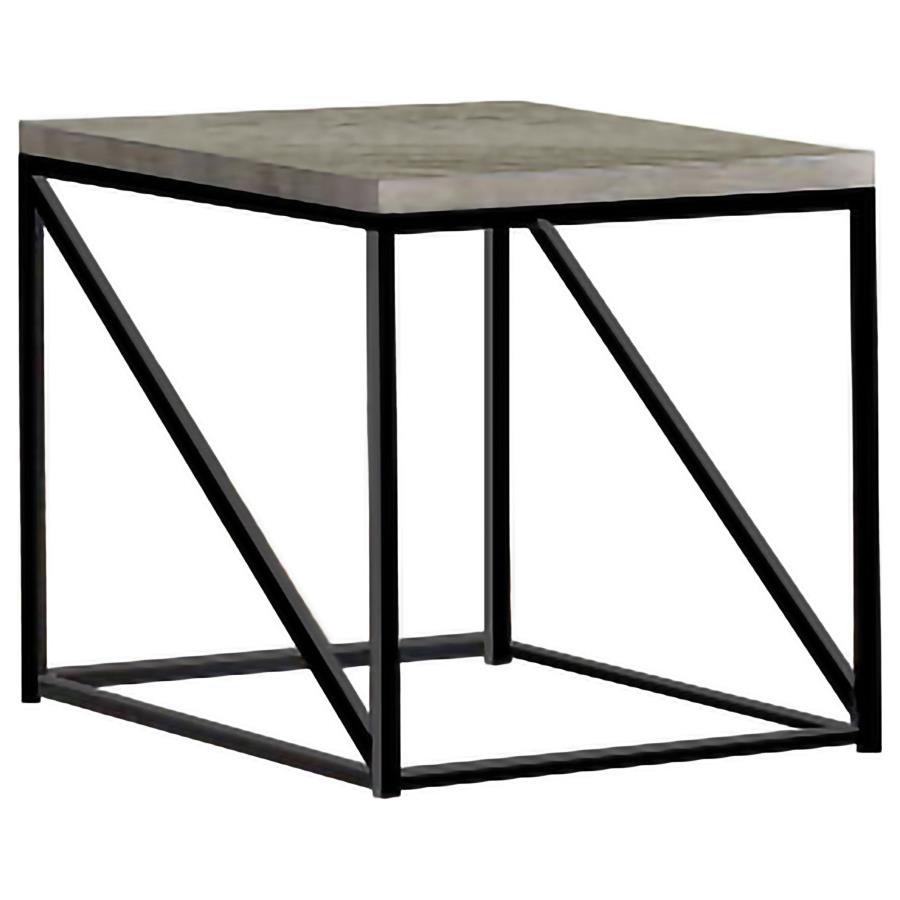 (image for) Birdie Square Engineered Wood End Table Sonoma Grey