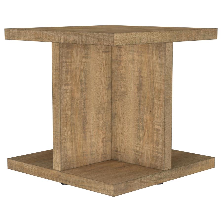 (image for) Cortona Square Engineered Wood End Side Table Mango