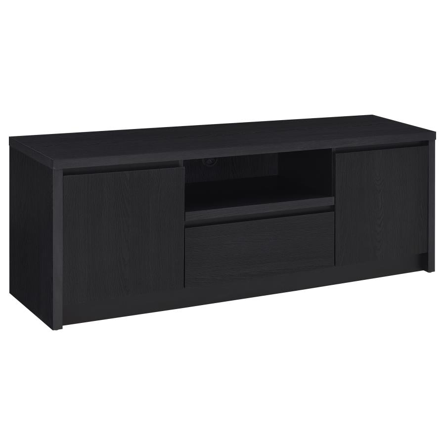 (image for) Winfield 60-inch 2-door TV Stand Media Console Black