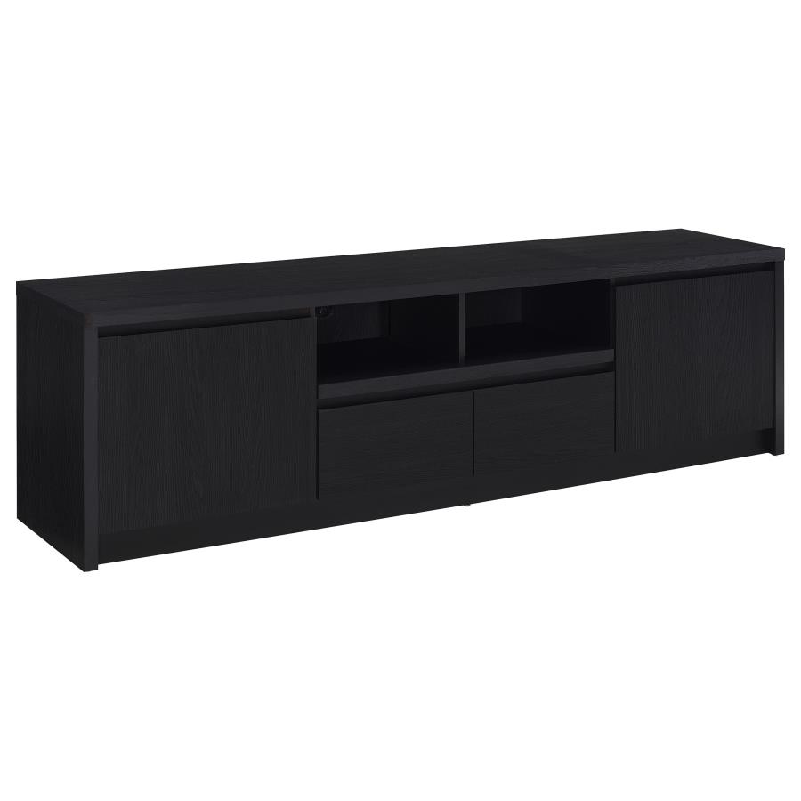 (image for) Winfield 78-inch 2-door TV Stand Media Console Black