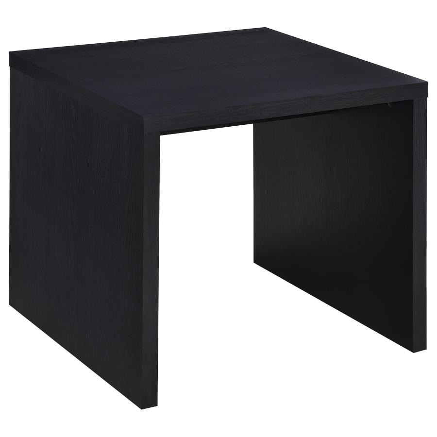 (image for) Knapp Engineered Wood Square Side End Table Black