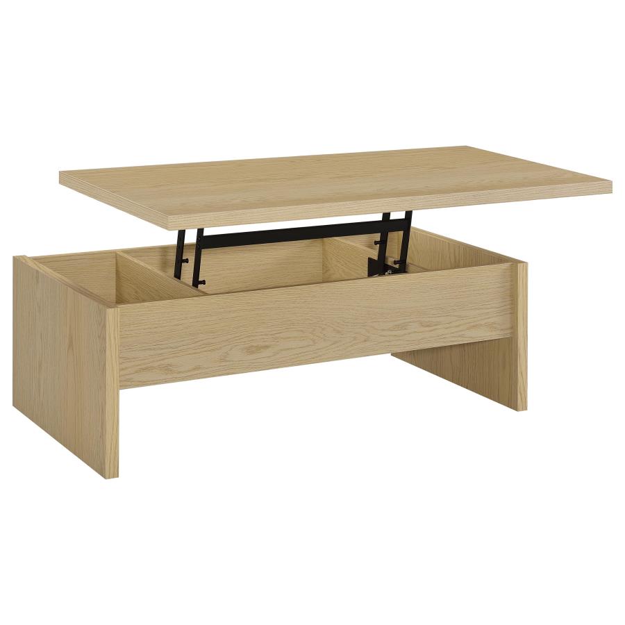 (image for) Canoga Engineered Wood Lift Top Coffee Table Light Oak
