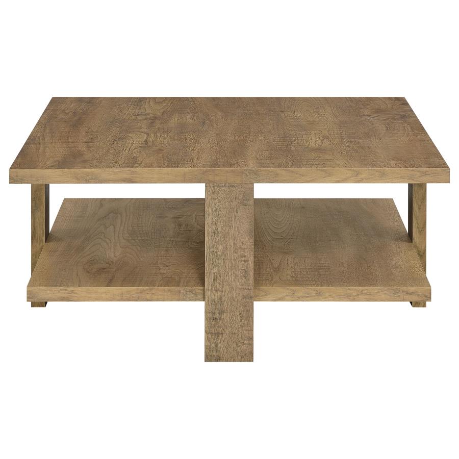 (image for) Dawn Square Engineered Wood Coffee Table Mango Brown