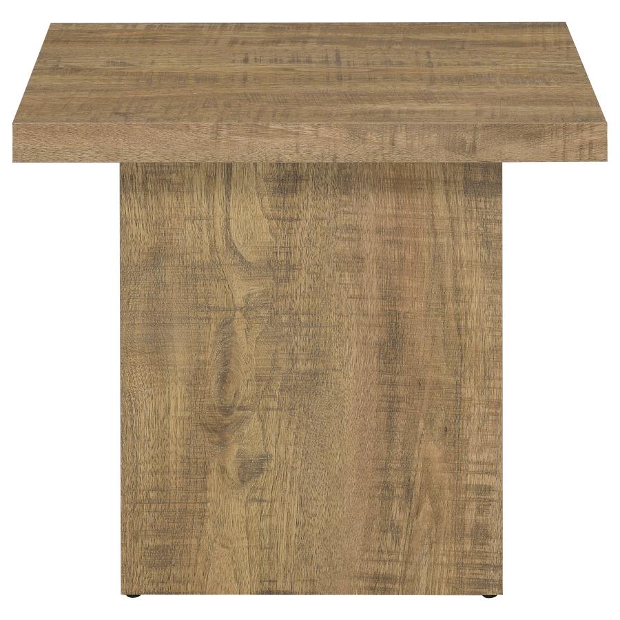 (image for) Devar Square Engineered Wood End Table Mango Brown