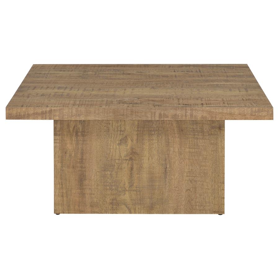 (image for) Devar Square Engineered Wood Coffee Table Mango Brown