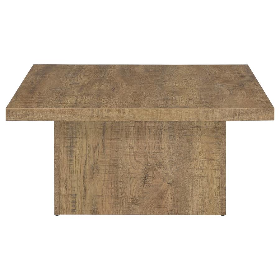 (image for) Devar Square Engineered Wood Coffee Table Mango Brown