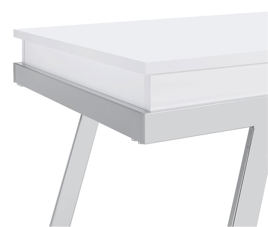 (image for) Marcia Rectangular Lift Top Coffee Table White High Gloss