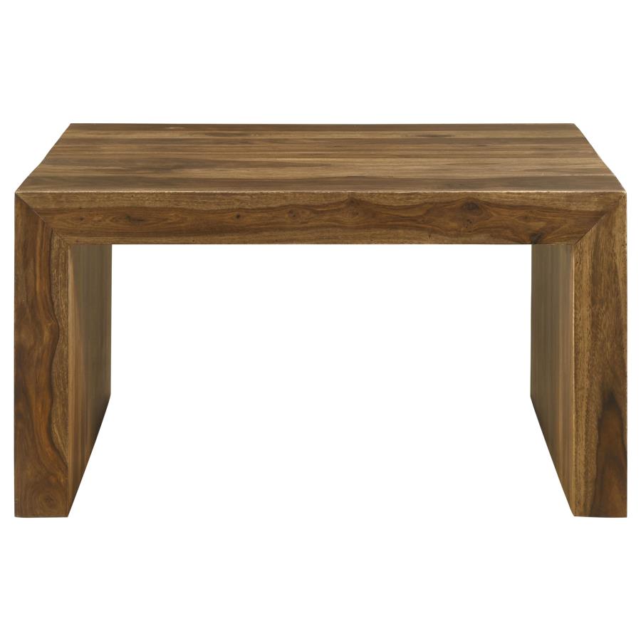 (image for) Odilia Square Solid Wood Coffee Table Auburn