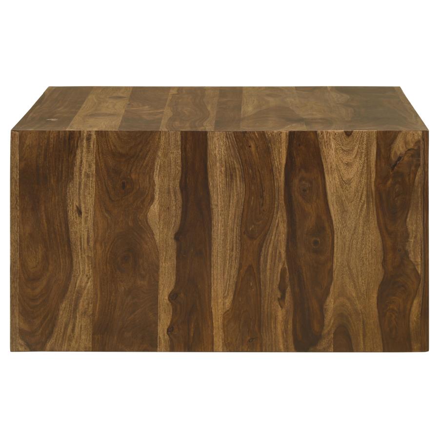 (image for) Odilia Square Solid Wood Coffee Table Auburn