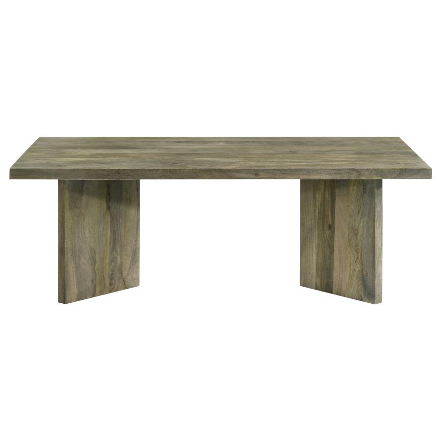 (image for) Andando Rectangular Solid Wood Coffee Table Mango Brown