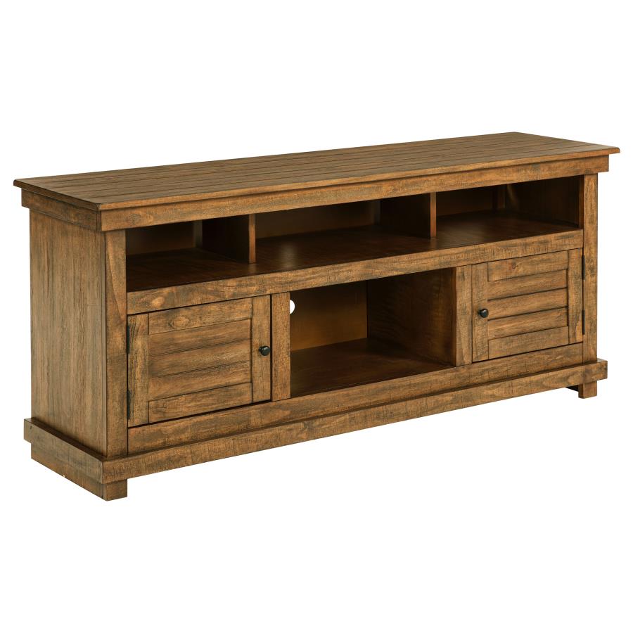 (image for) Payne 60-inch TV Stand Media Console Distressed Brown