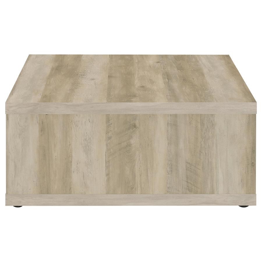 (image for) Frisco Square Engineered Wood Coffee Table Distressed Pine