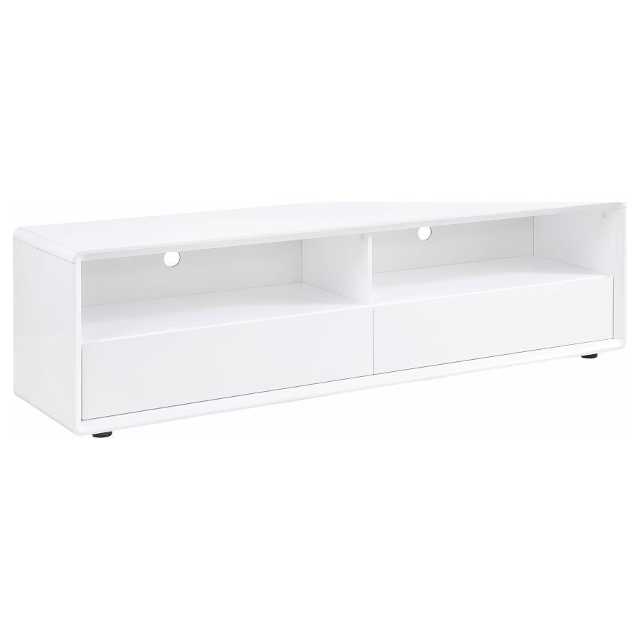 (image for) Ellice 71-inch TV Stand Media Console White