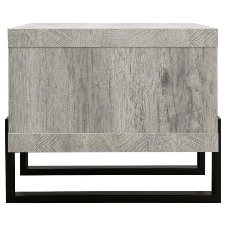 (image for) Dinard Engineered Wood Coffee Table Grey Driftwood