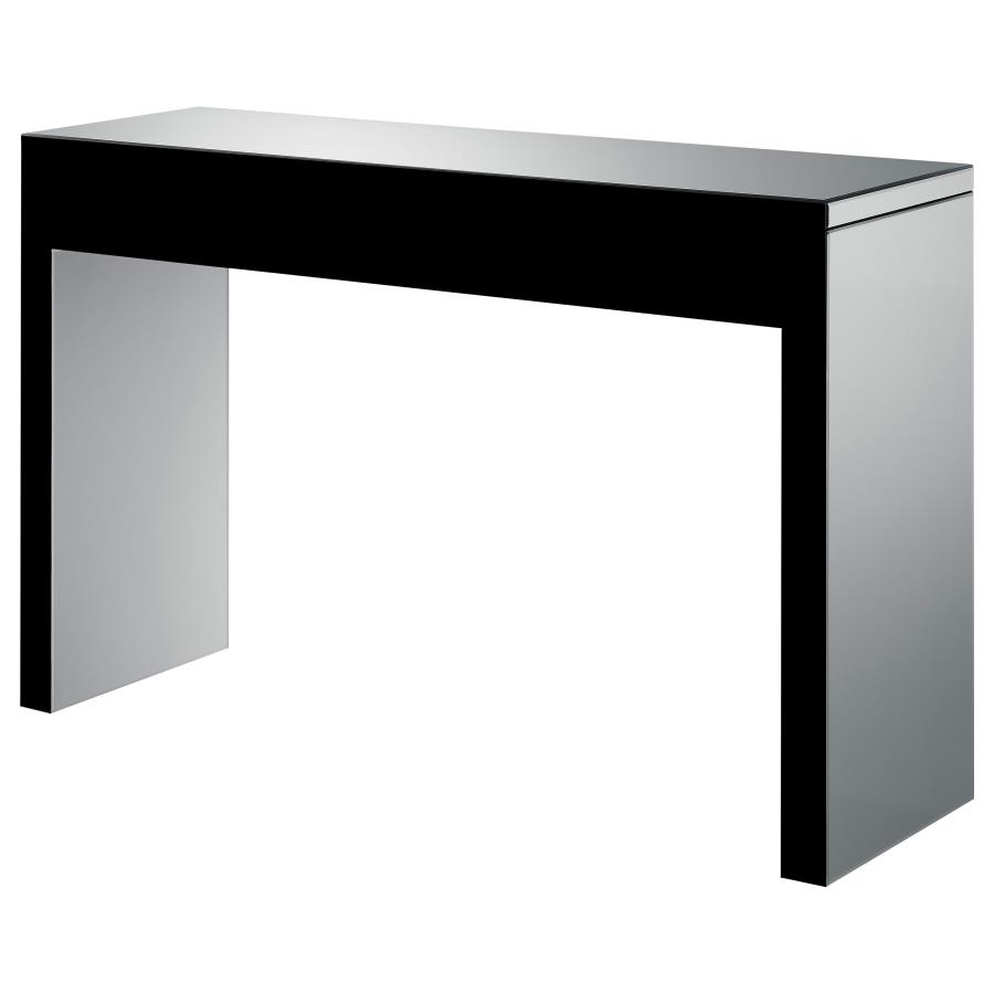 (image for) Gillian Mirrored Acrylic Entryway Console Table Silver