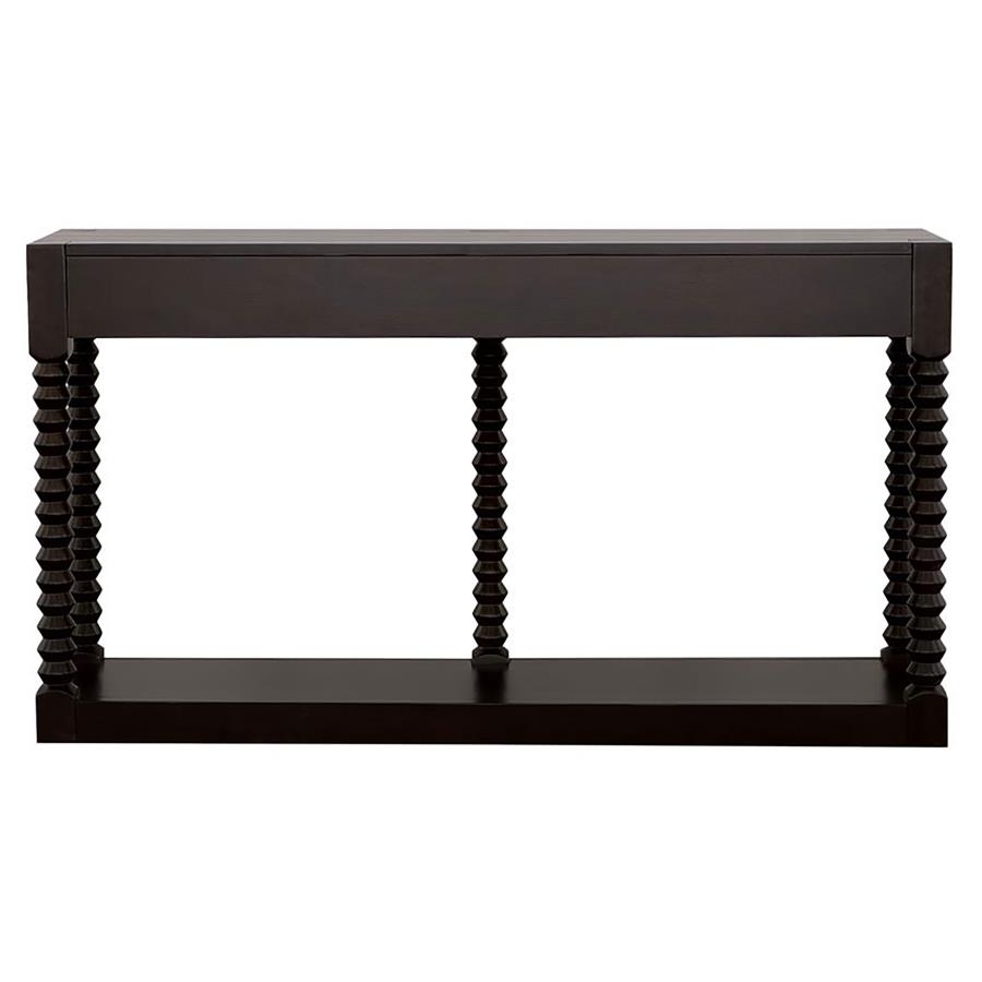 (image for) Meredith 2-drawer Wood Entryway Console Table Coffee Bean