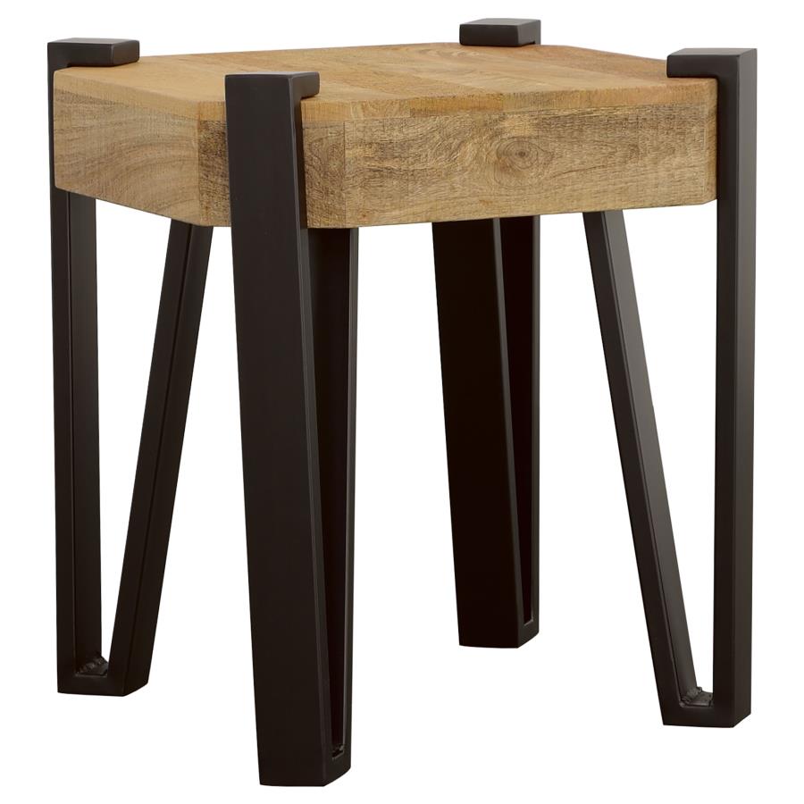 (image for) Winston Square Wood Top Side End Table Natural