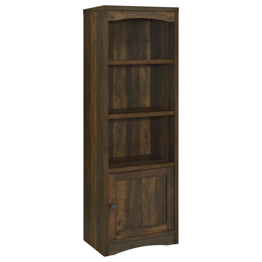 (image for) Laughlin 3-shelf Engineered Wood Media Tower Dark Pine