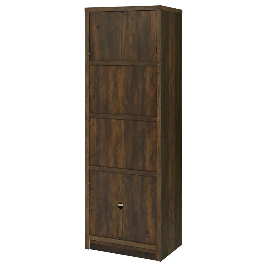 (image for) Laughlin 3-shelf Engineered Wood Media Tower Dark Pine