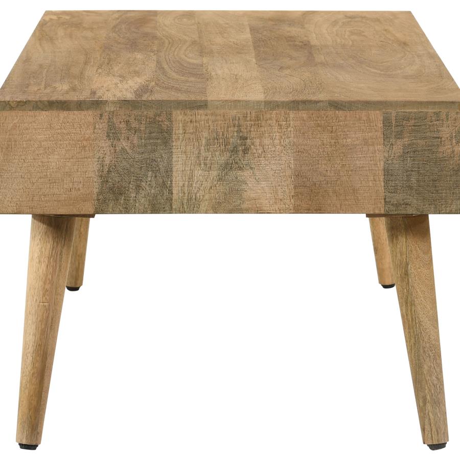 (image for) Zabel 1-drawer Rectangular Mango Wood Coffee Table Natural