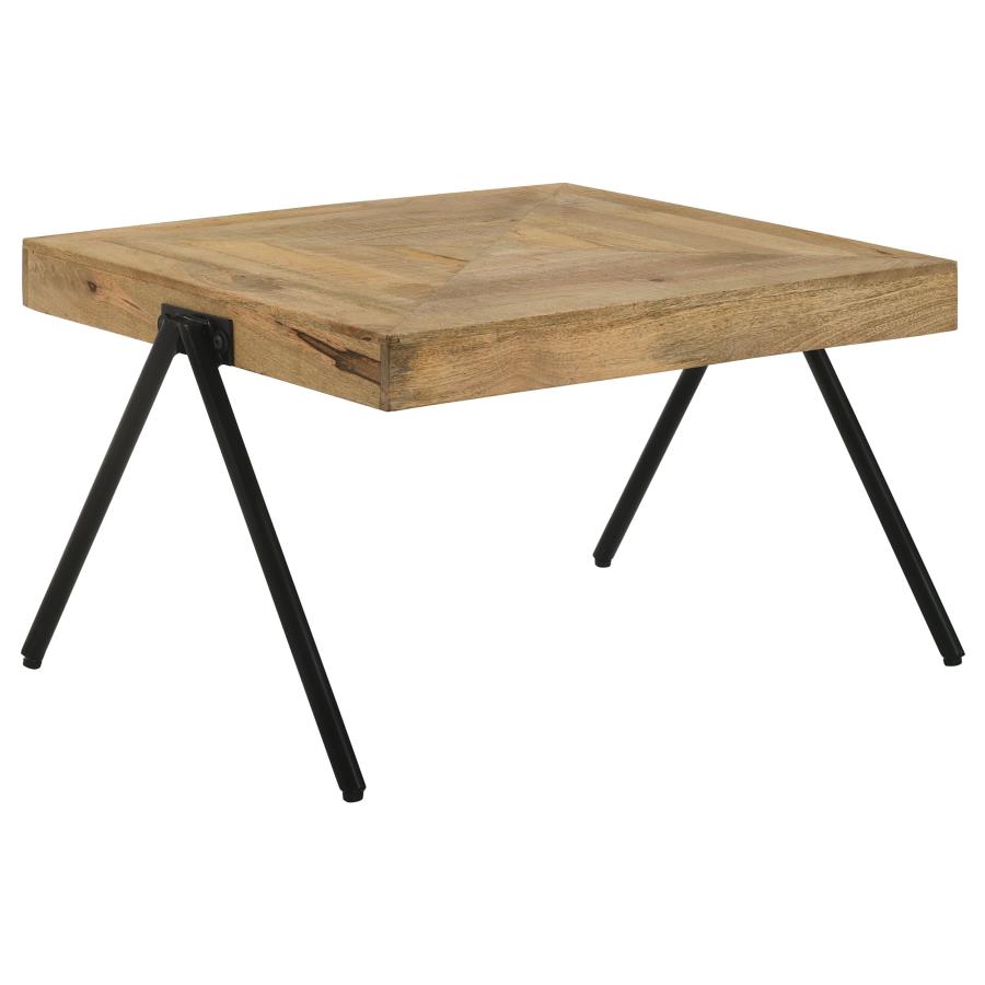 (image for) Avery Rectangular Solid Mango Wood Coffee Table Natural - Click Image to Close