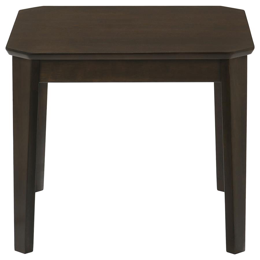 (image for) Amaro 3-piece Coffee and End Table Set Dark Brown