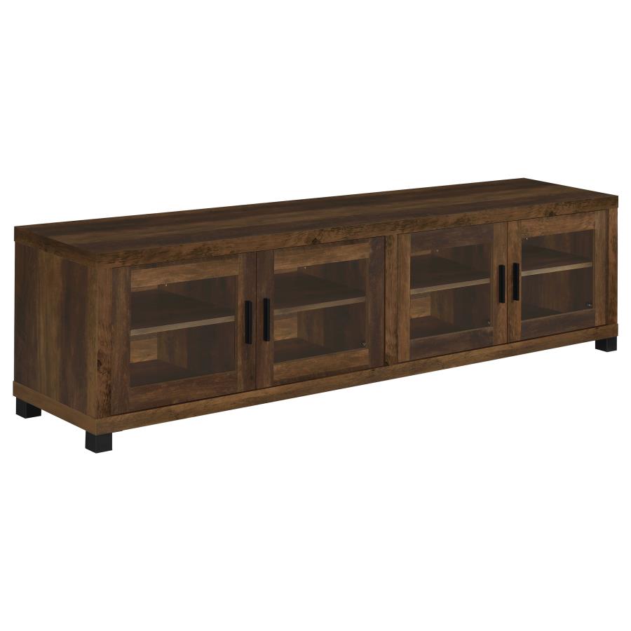 (image for) Sachin 3-piece 79" TV Entertainment Center Dark Pine