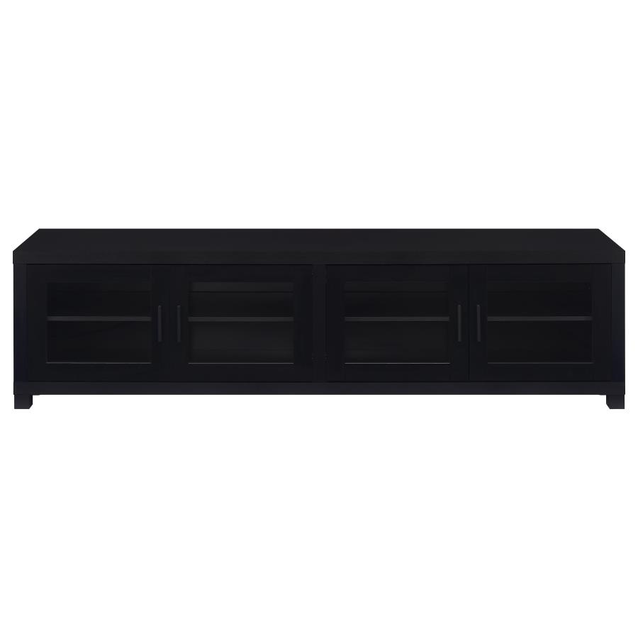 (image for) Jupiter 4-door Engineered Wood 79-inch TV Stand Black