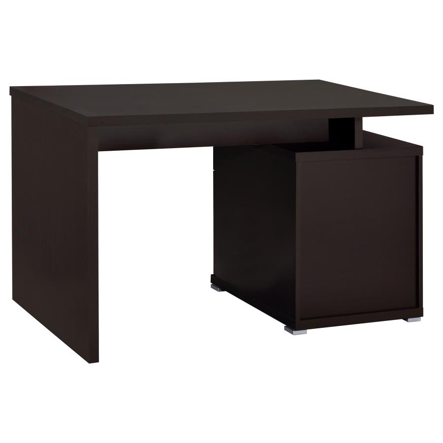 (image for) Irving 47-inch 2-drawer Office Computer Desk Cappuccino