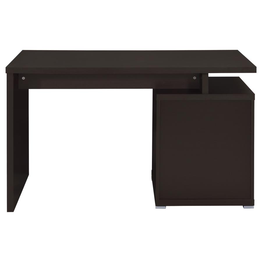 (image for) Irving 47-inch 2-drawer Office Computer Desk Cappuccino