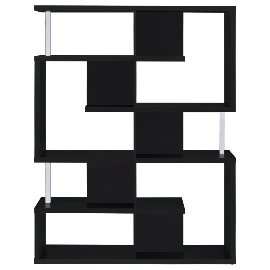 (image for) Hoover 63-inch 5-shelf Bookshelf Black