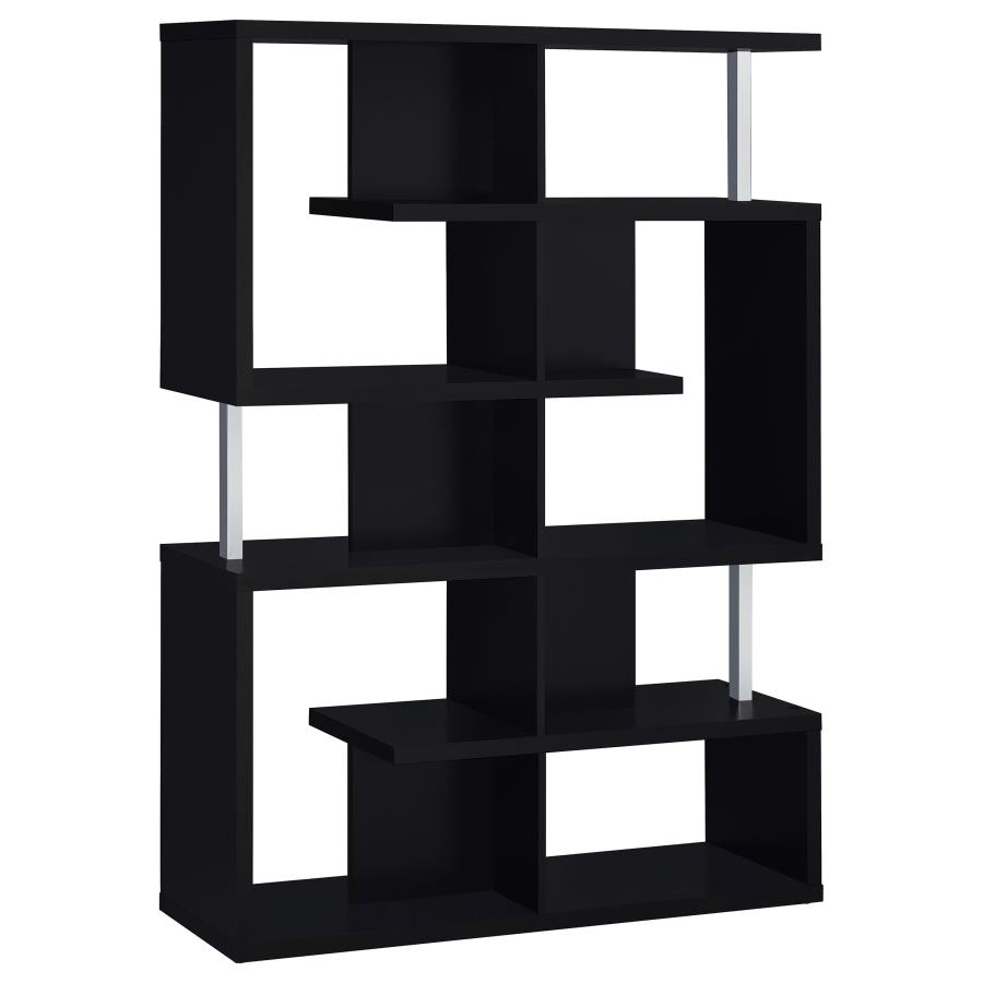 (image for) Hoover 63-inch 5-shelf Bookshelf Black