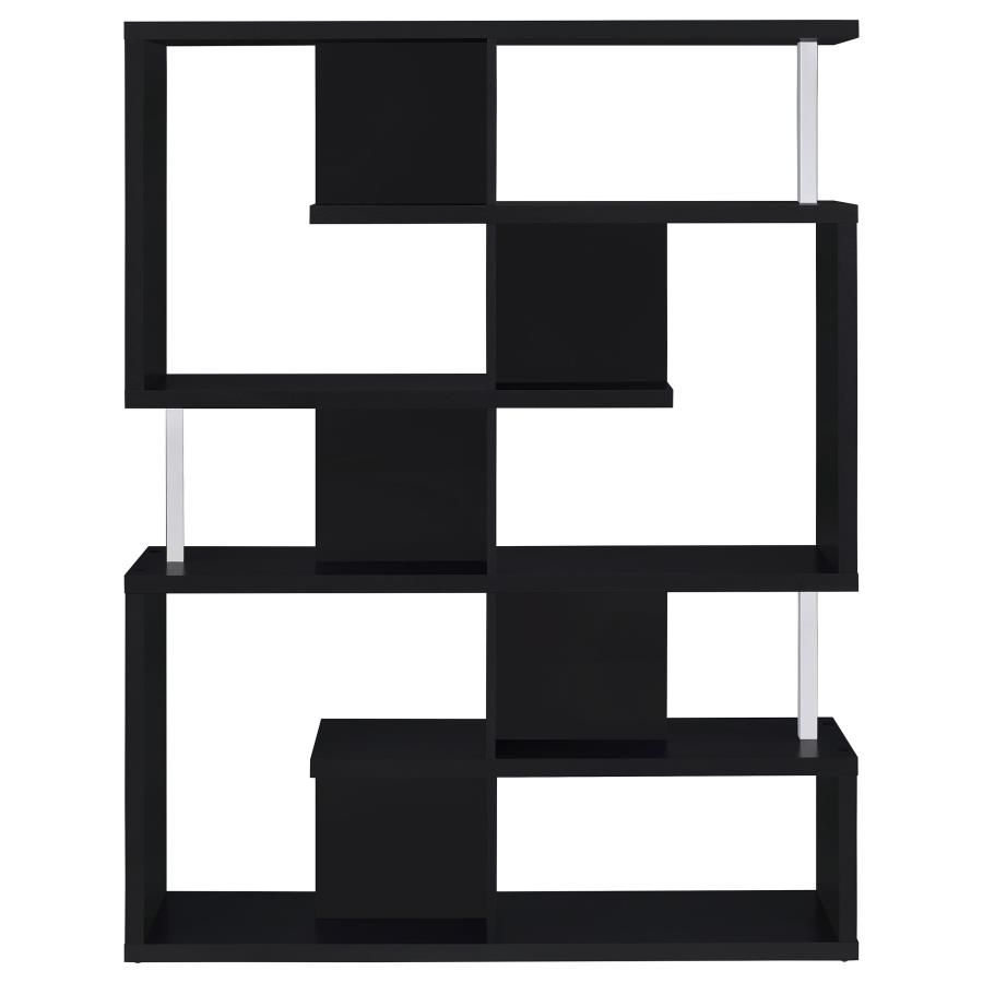 (image for) Hoover 63-inch 5-shelf Bookshelf Black