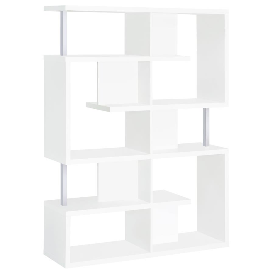 (image for) Hoover 63-inch 5-shelf Bookshelf White