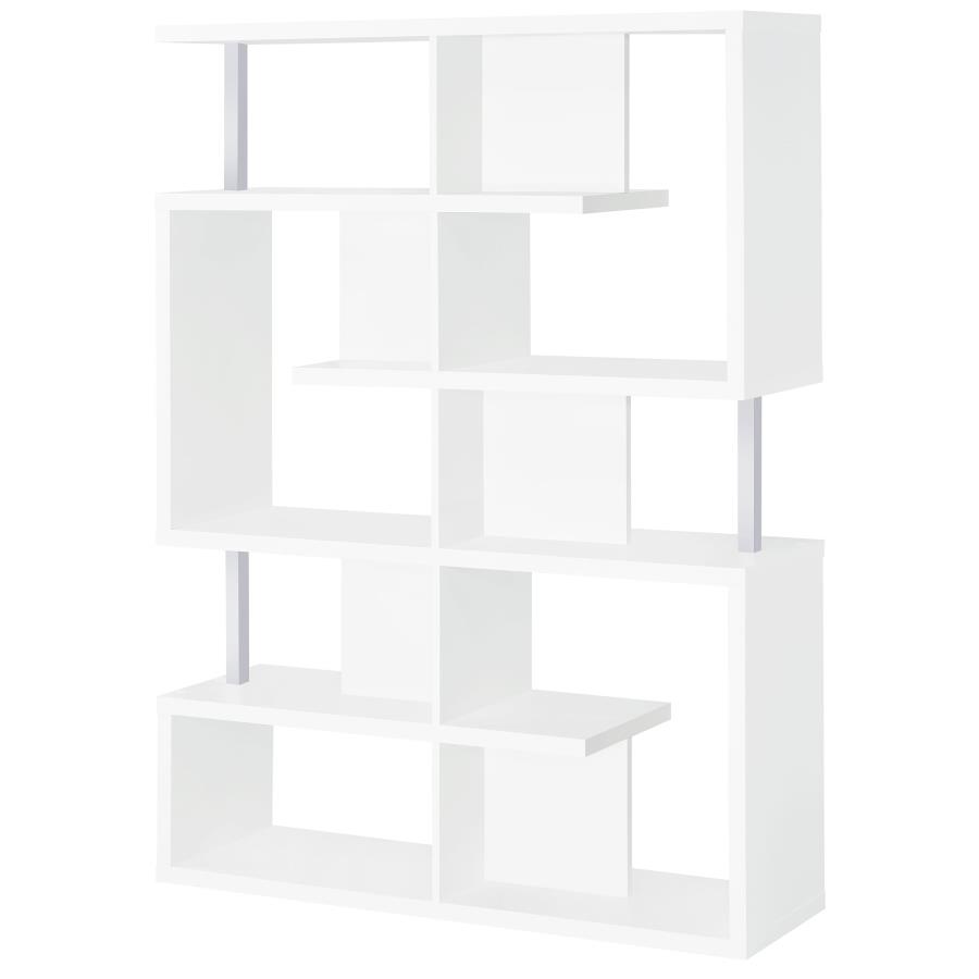 (image for) Hoover 63-inch 5-shelf Bookshelf White