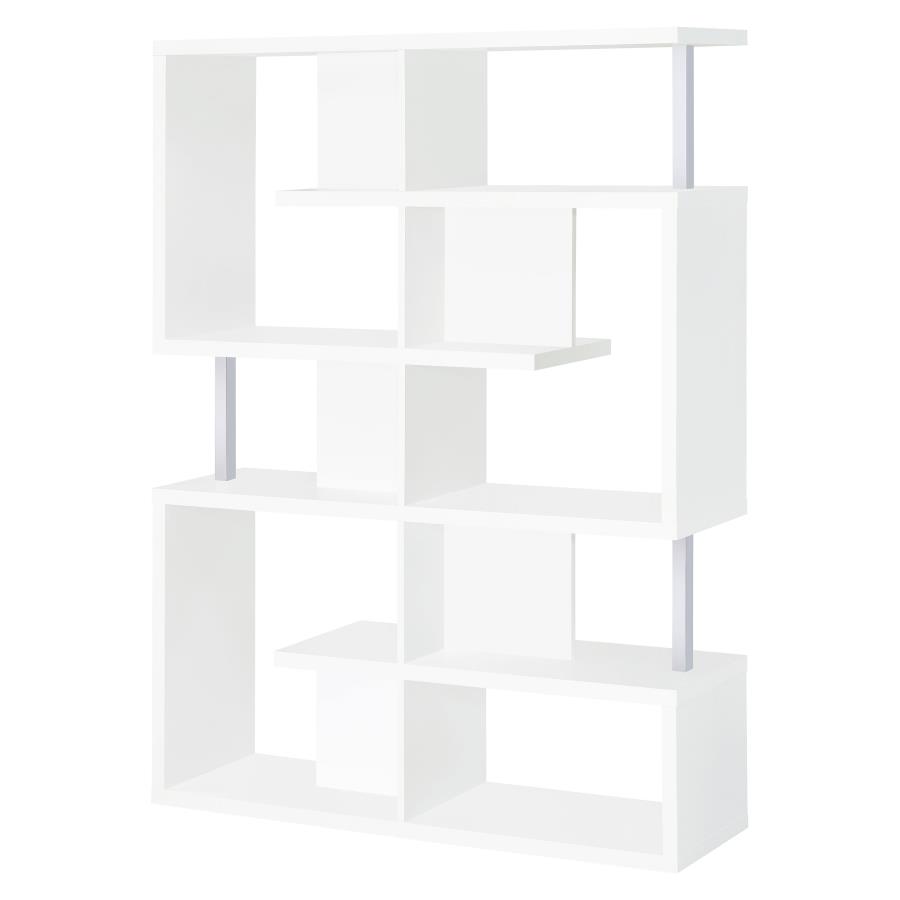 (image for) Hoover 63-inch 5-shelf Bookshelf White