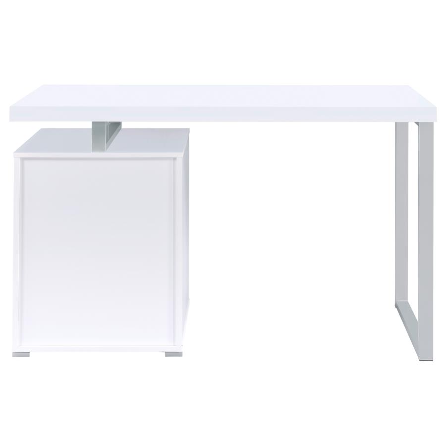 (image for) Brennan 47-inch 3-drawer Office Computer Desk White