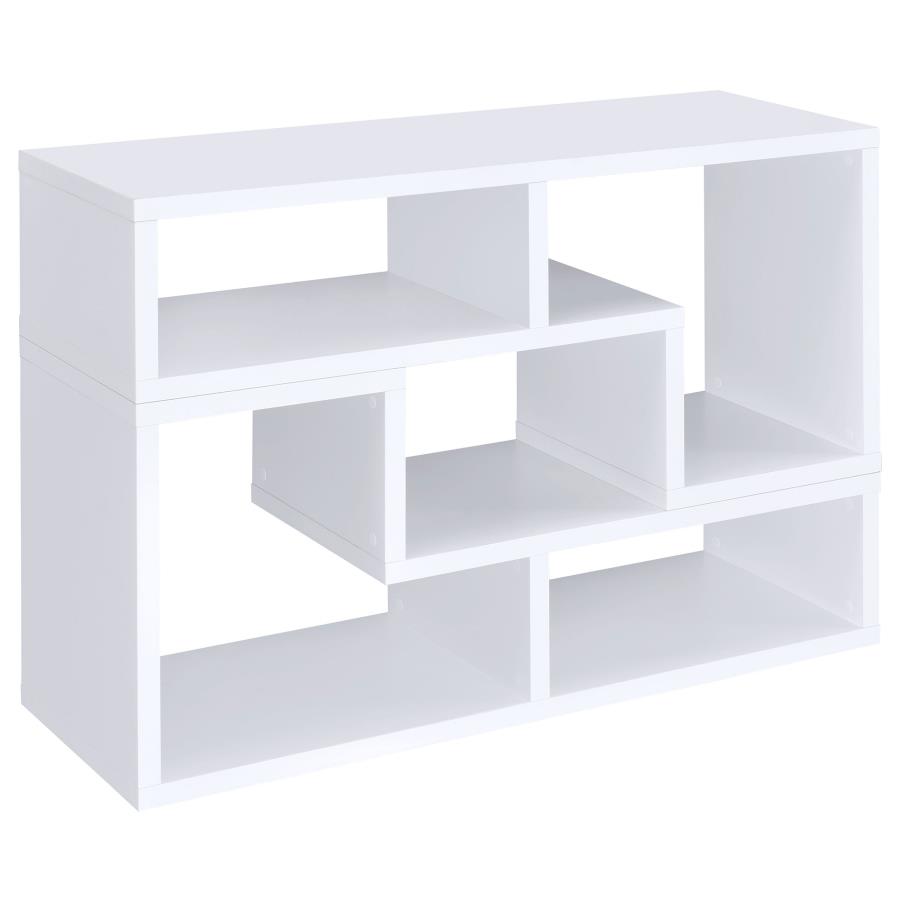 (image for) Velma Multipurpose TV Stand and Bookshelf White