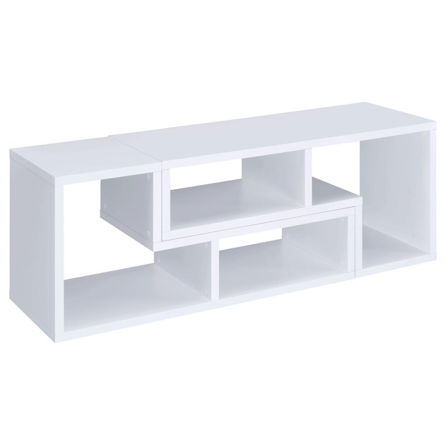 (image for) Velma Multipurpose TV Stand and Bookshelf White