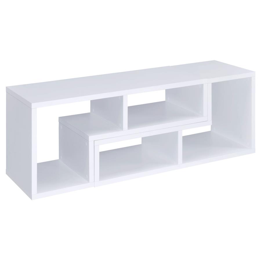 (image for) Velma Multipurpose TV Stand and Bookshelf White