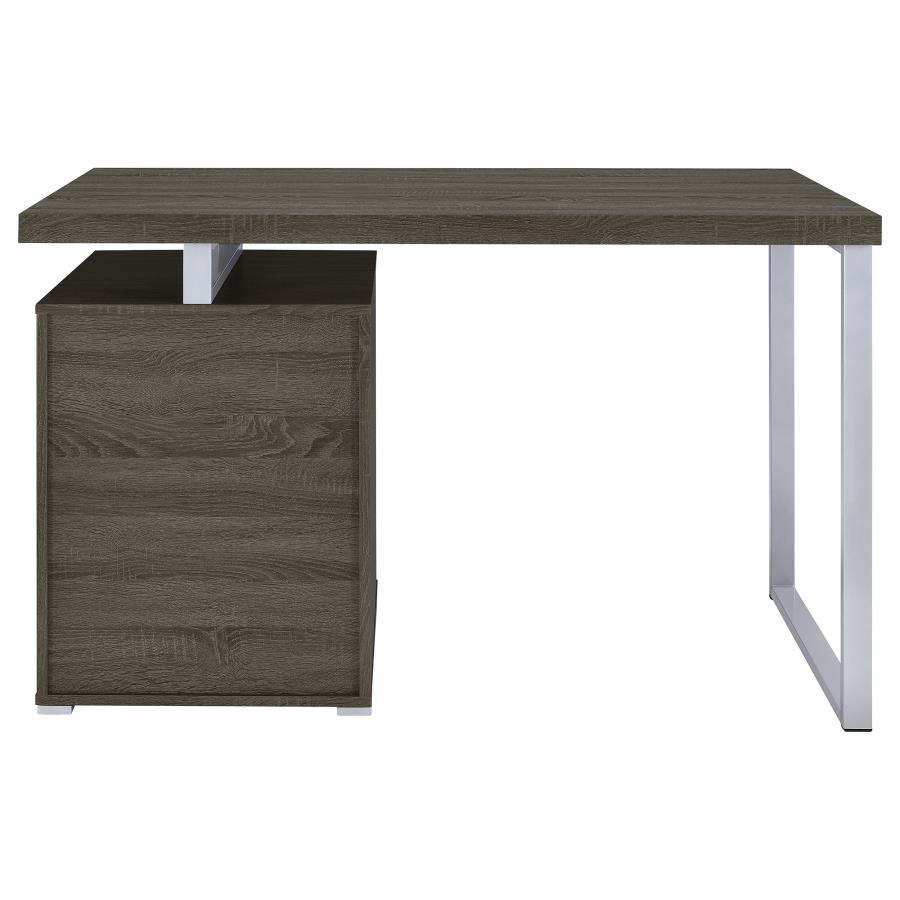 (image for) Brennan 47-inch 3-drawer Office Computer Desk Weathered Grey